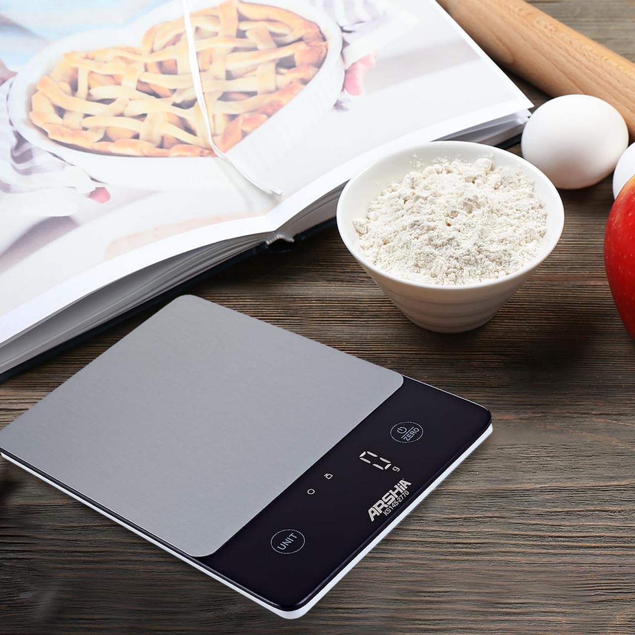 Arshia Digital Kitchen Scale LCD Screen Display