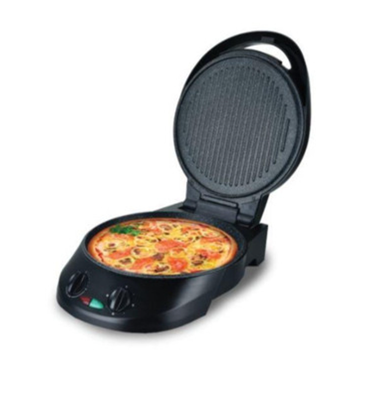 Arshia Premium 6 in 1 Multipurpose Pizza Maker 1800Watt Black Non Stick Coating