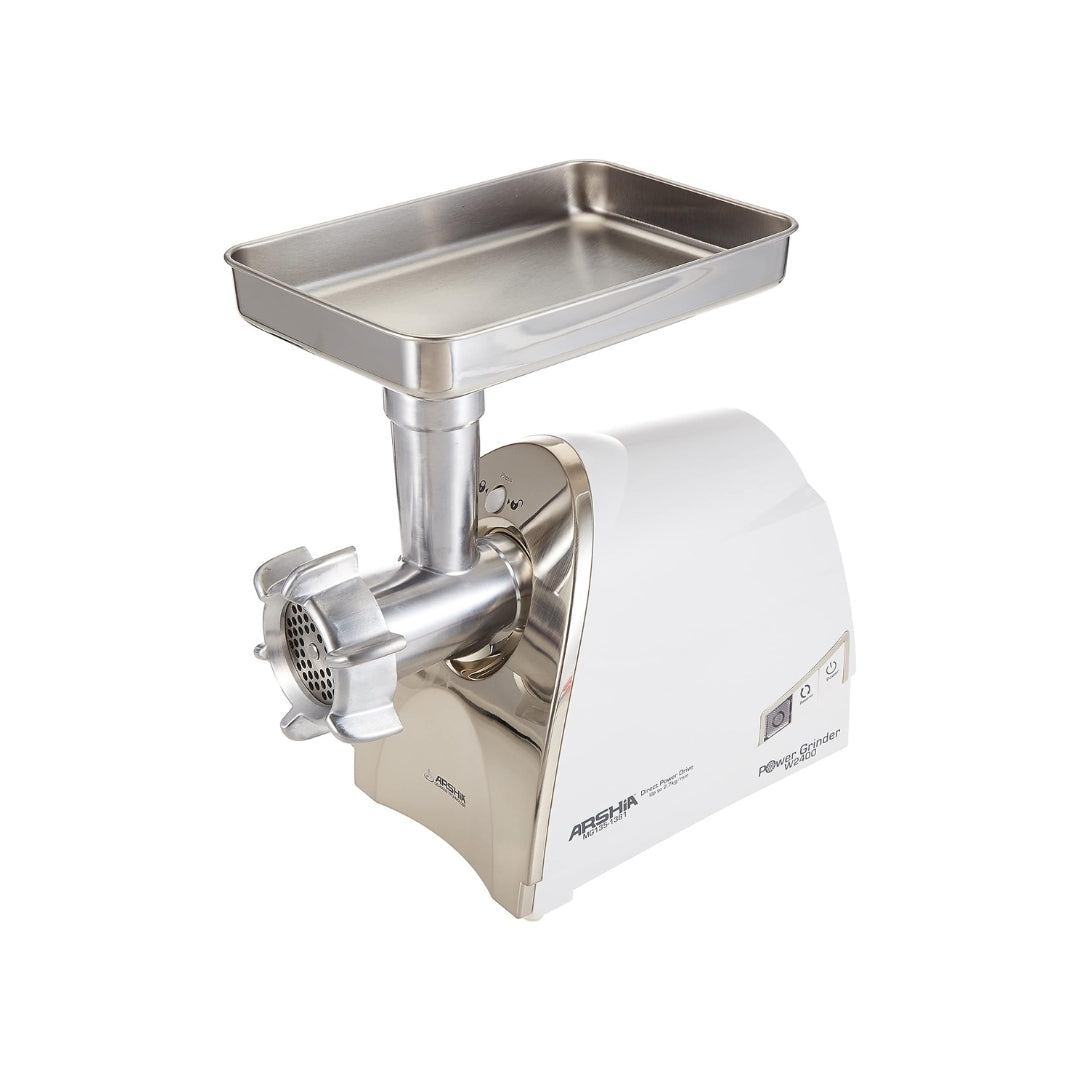 Arshia Compact Meat Grinder with Sausage maker Attachments with Reverse Function