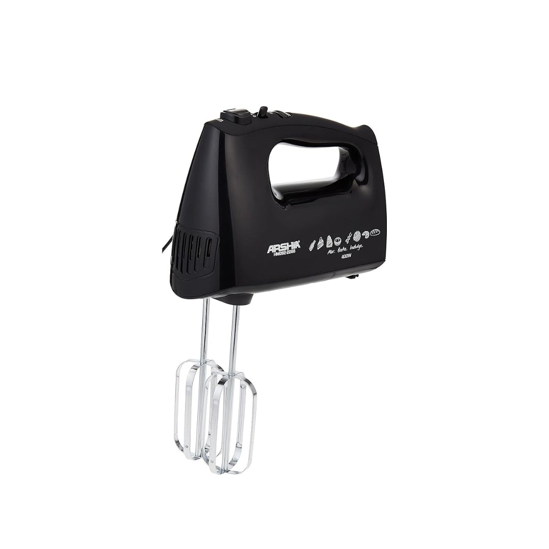 Arshia Hand Mixer Black 5 Speed with Turbo