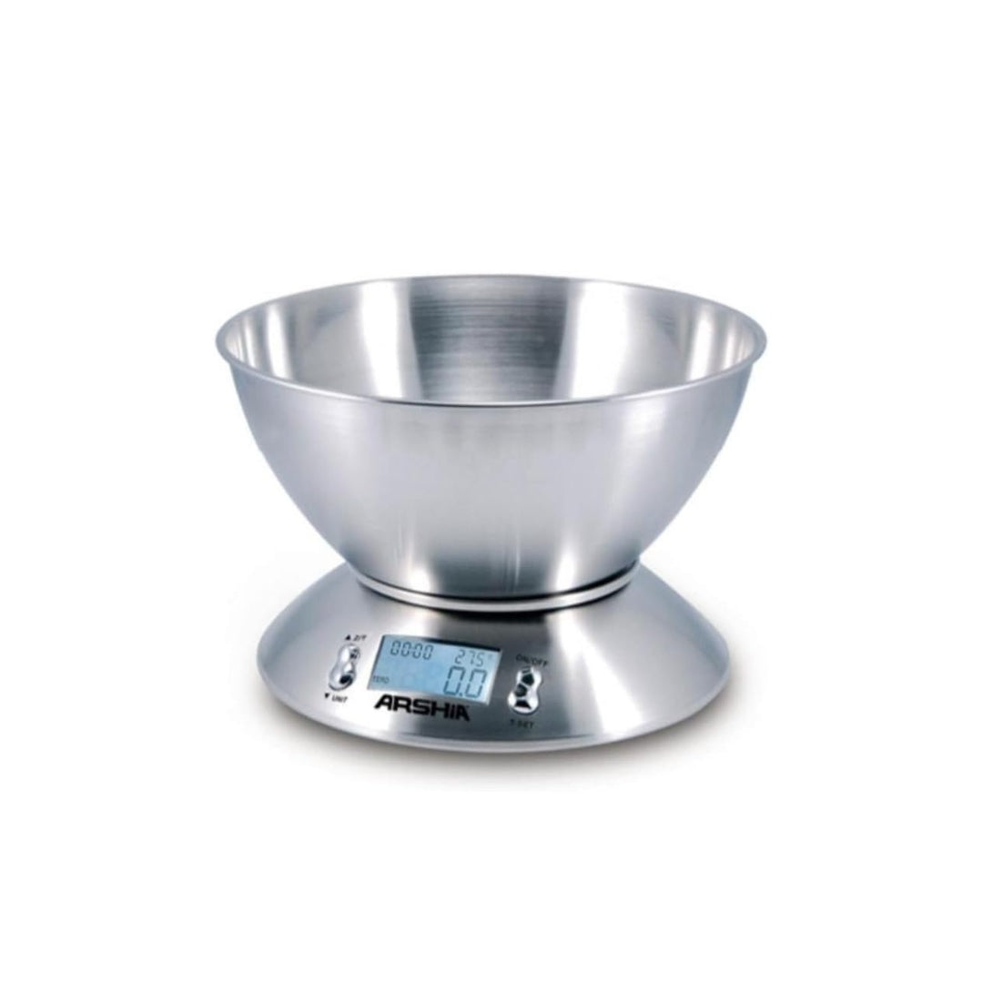 Arshia Digital Kitchen Scale with Bowl