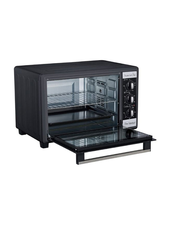 Arshia Multifunctional Toaster Oven Black Countertop 35 Litre