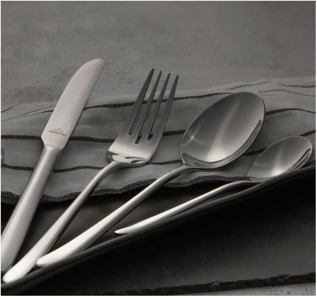 Arshia Stainless Steel Silver Cutlery Sets 50pcs TM1401S