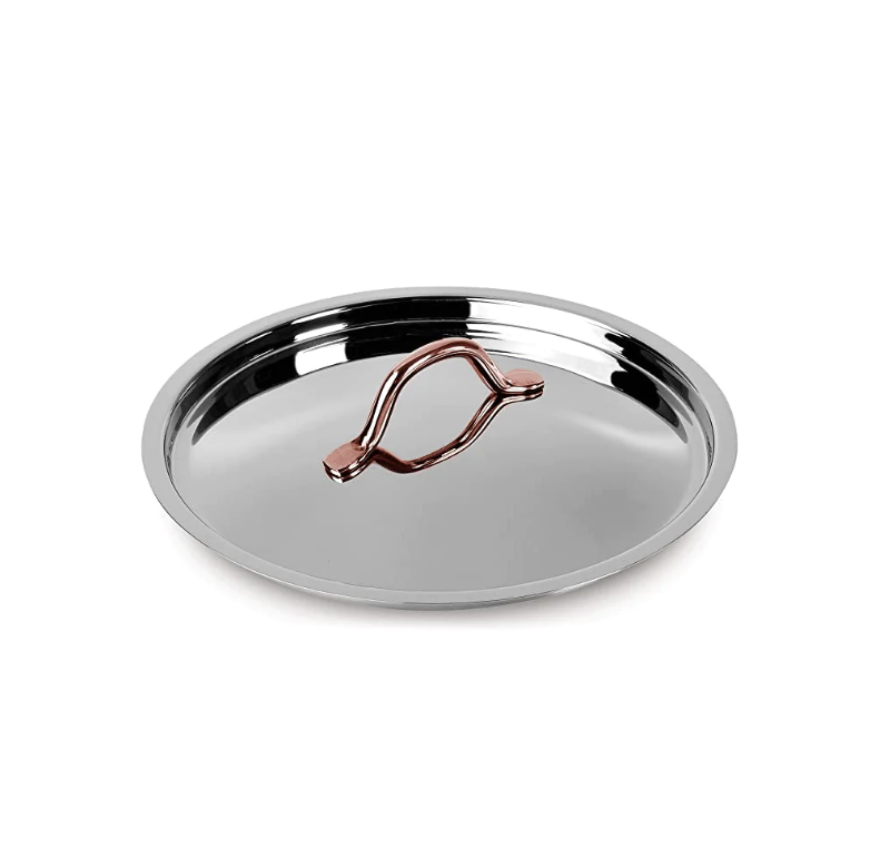 Arshia Premium Double Lid Copper stainless Steel Cookware 12 Piece Set