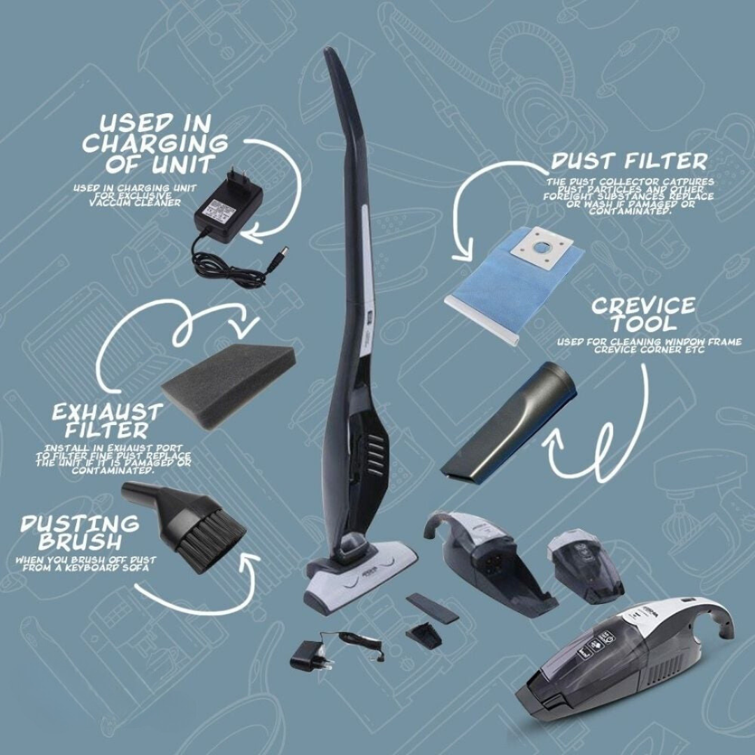 Arshia 2-in-1 Handheld Vacuum Cleaner
