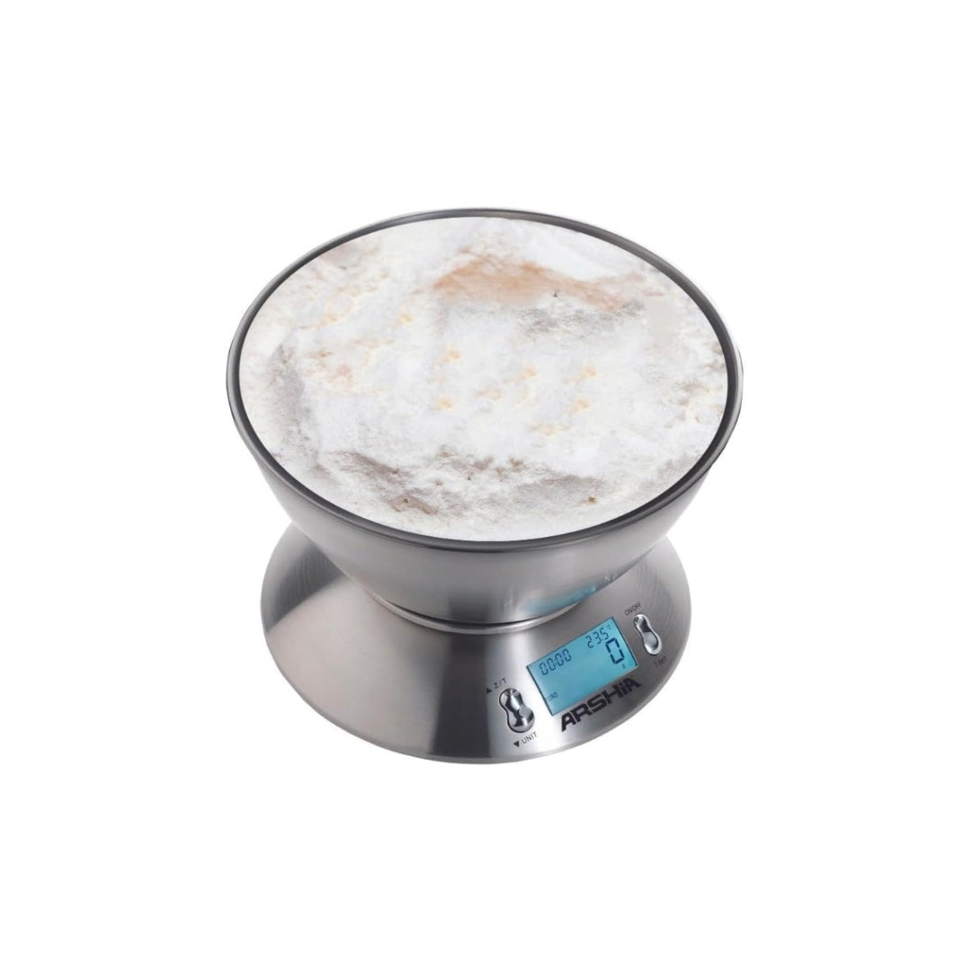 Arshia Digital Kitchen Scale with Bowl